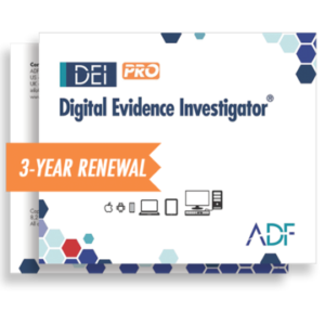 A digital evidence investigator 3-year renewal
